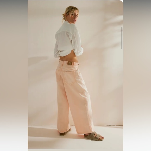 NWT free People Electric Feels Dropped Wide-Leg Jeans $128 - Picture 3 of 14